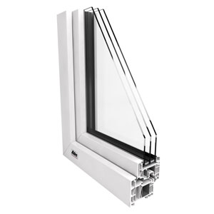 Aldra Fenster aus Kunststoff - Profil 88 MD